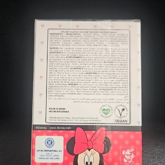 Disney Minnie Mouse Eau de Toilette - Red - Picture 2 of 4